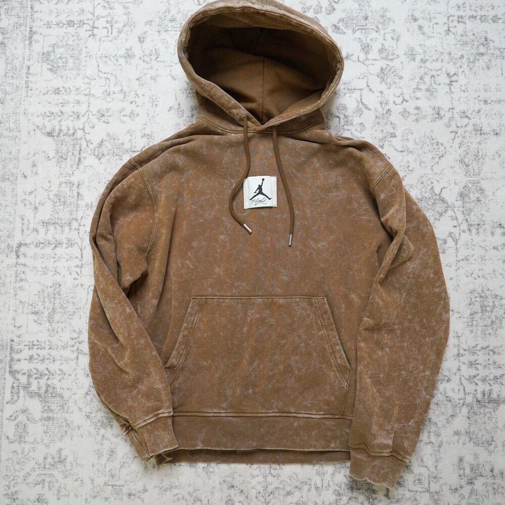 Nike Air Jordan Flight Fleece Acid Washed Hoodie - Men's Medium